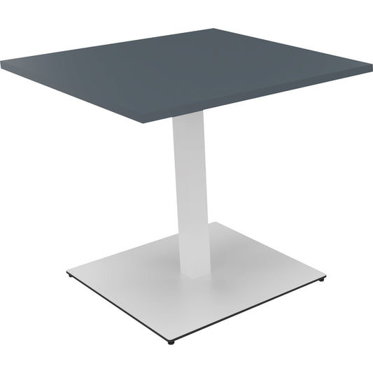 Konferenztisch communication 800 x 720 x 800 mm (B x H x T) Holz Farbe der Tischplatte: lavagrau