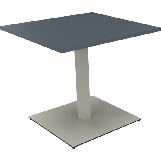 Konferenztisch communication 800 x 720 x 800 mm (B x H x T) Holz Farbe der Tischplatte: lavagrau