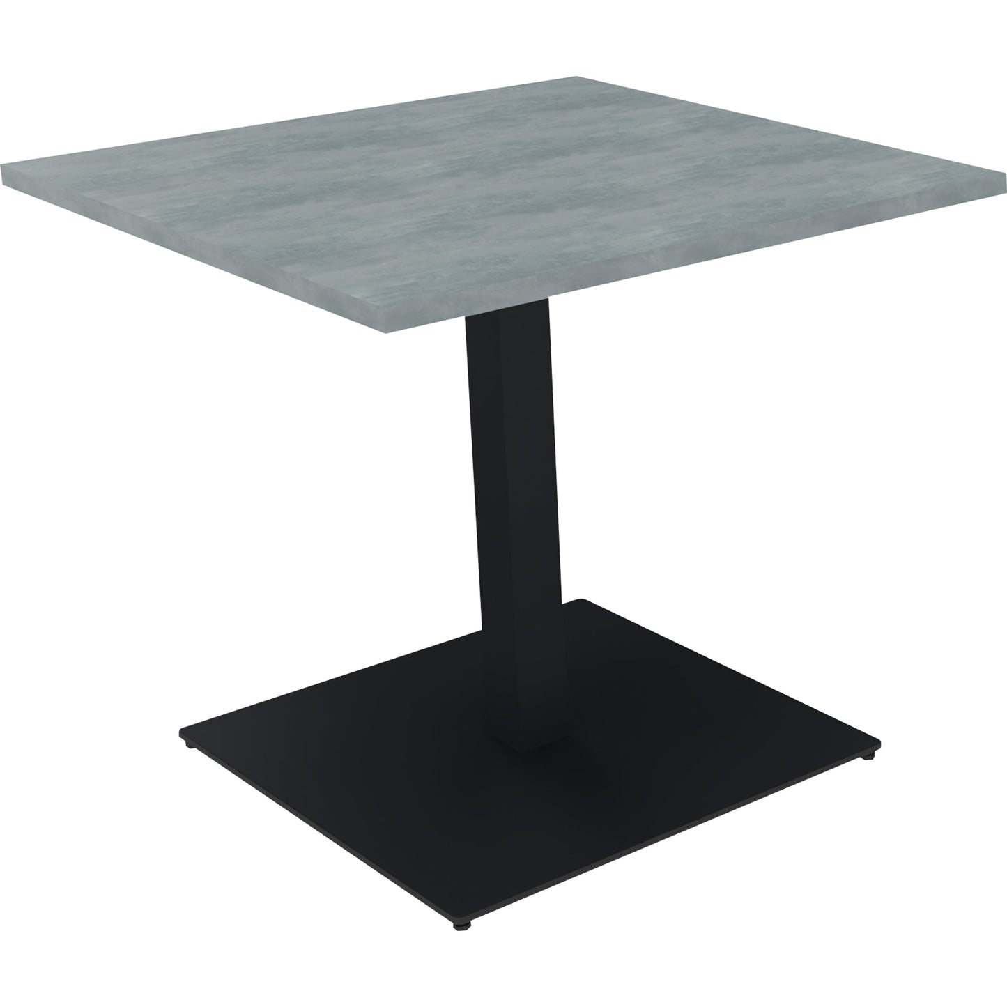 Konferenztisch communication 800 x 720 x 800 mm (B x H x T) Holz Farbe der Tischplatte: beton hell