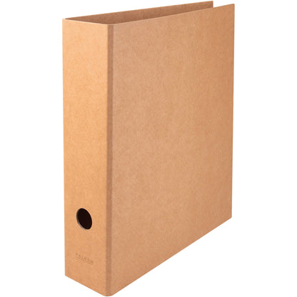 Falken Ordner PURE 80mm DIN A4 ohne Schlitze Werkstoff: Pappe braun