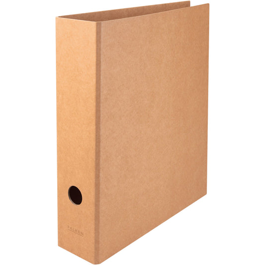 Falken Ordner PURE 80mm DIN A4 ohne Schlitze Werkstoff: Pappe braun