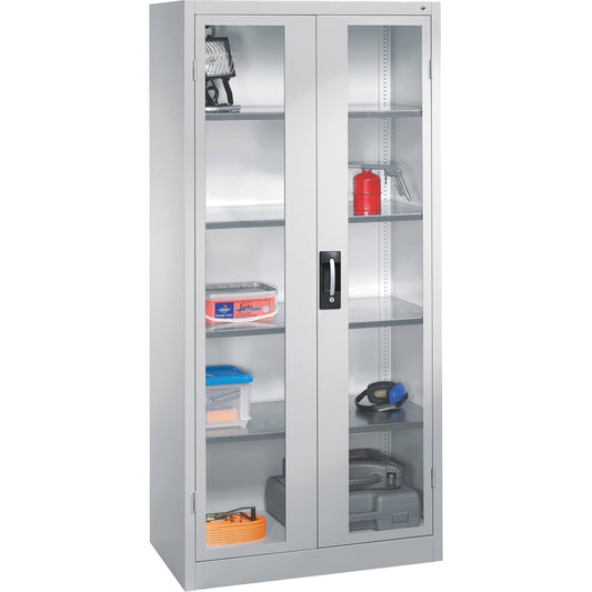 C+P Werkzeugschrank Serie 89 930 x 1.950 x 500 mm (B x H x T) Stahl, lackiert Farbe der Front: lichtgrau Farbe des Korpus: lichtgrau