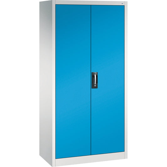 C+P Werkzeugschrank Serie 89 930 x 1.950 x 500 mm (B x H x T) Stahl, lackiert Farbe der Front: lichtblau Farbe des Korpus: lichtgrau