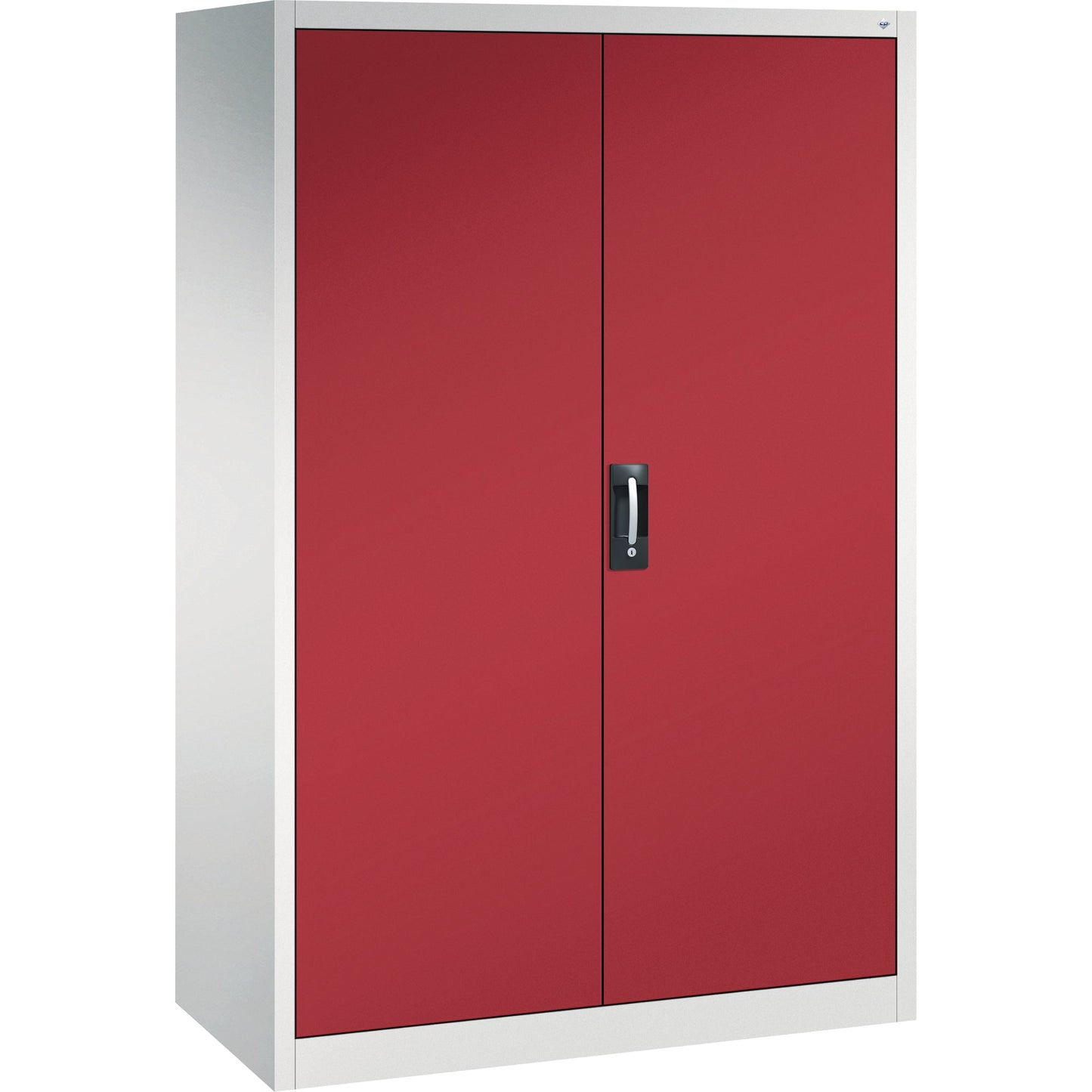 C+P Werkzeugschrank Serie 89 1.200 x 1.950 x 600 mm (B x H x T) Stahl, lackiert Farbe der Front: rubinrot Farbe des Korpus: lichtgrau