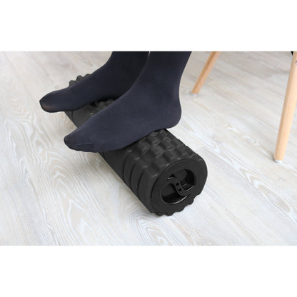UNILUX Fußstütze ROLLER FEET 14 x 44 cm (Ø x B) EVA/Kunststoff schwarz