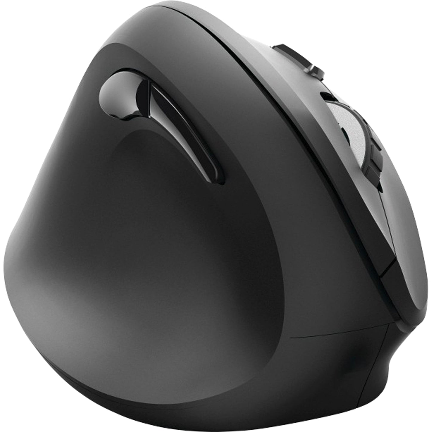 Hama Optische PC Maus EMW-500L Linkshänder ergonomisch USB-A 10m Batterie inkl. Nano-Empfänger schwarz
