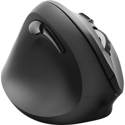Hama Optische PC Maus EMW-500L Linkshänder ergonomisch USB-A 10m Batterie inkl. Nano-Empfänger schwarz