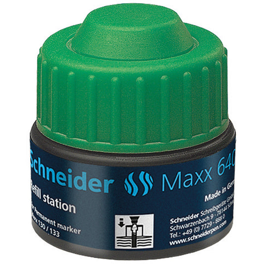Schneider Nachfülltinte Marker Refill-Station 640 Fässchen grün 30ml