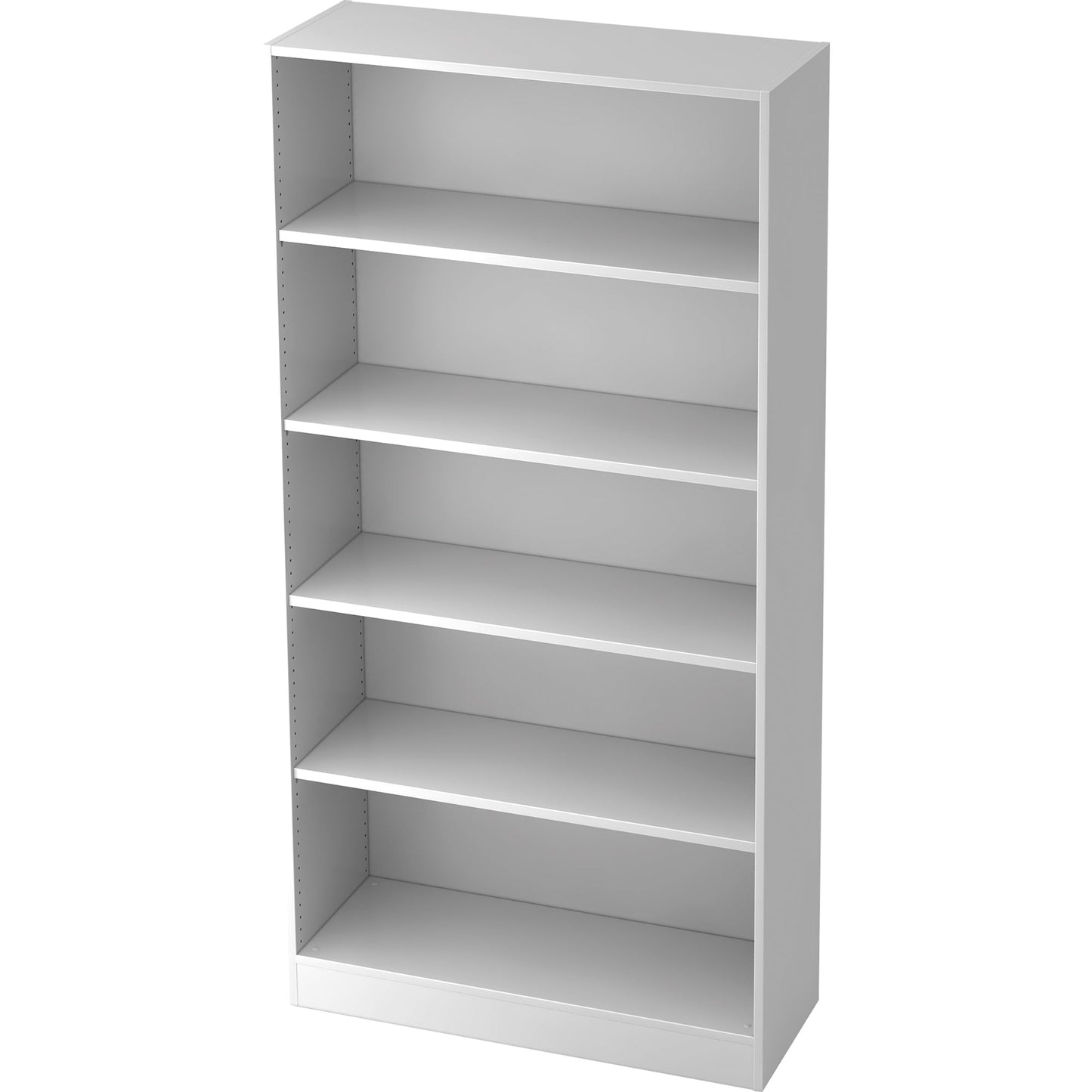 Hammerbacher Regal Solid 1.000 x 2.004 x 400 mm (B x H x T) 3 Fachböden inkl. ein Konstruktionsboden Holz, melaminharzbeschichtet weiß