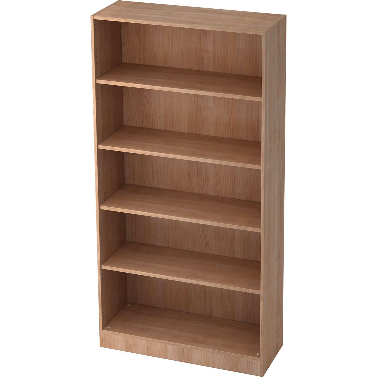 Hammerbacher Regal Solid 1.000 x 2.004 x 400 mm (B x H x T) 3 Fachböden inkl. ein Konstruktionsboden Holz, melaminharzbeschichtet nussbaum