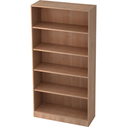 Hammerbacher Regal Solid 1.000 x 2.004 x 400 mm (B x H x T) 3 Fachböden inkl. ein Konstruktionsboden Holz, melaminharzbeschichtet nussbaum