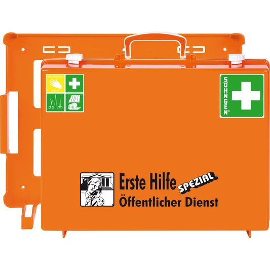 SÖHNGEN® Erste Hilfe Koffer SPEZIAL MT-CD ca. 40 x 30 x 15 cm (B x H x T) DIN 13157 orange
