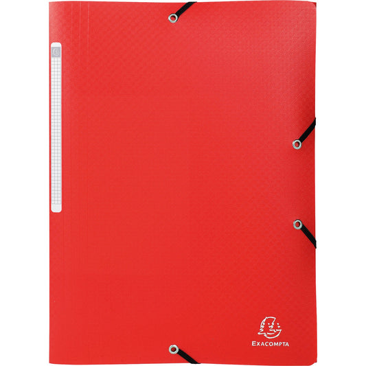 Exacompta Eckspanner Opak DIN A4 Polypropylen rot