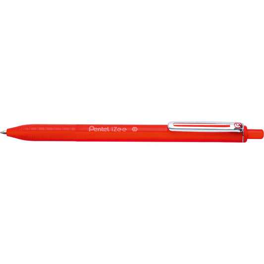 Pentel Kugelschreiber iZee 0,5mm rot Mine auswechselbar nicht dokumentenecht Schaftfarbe: rot