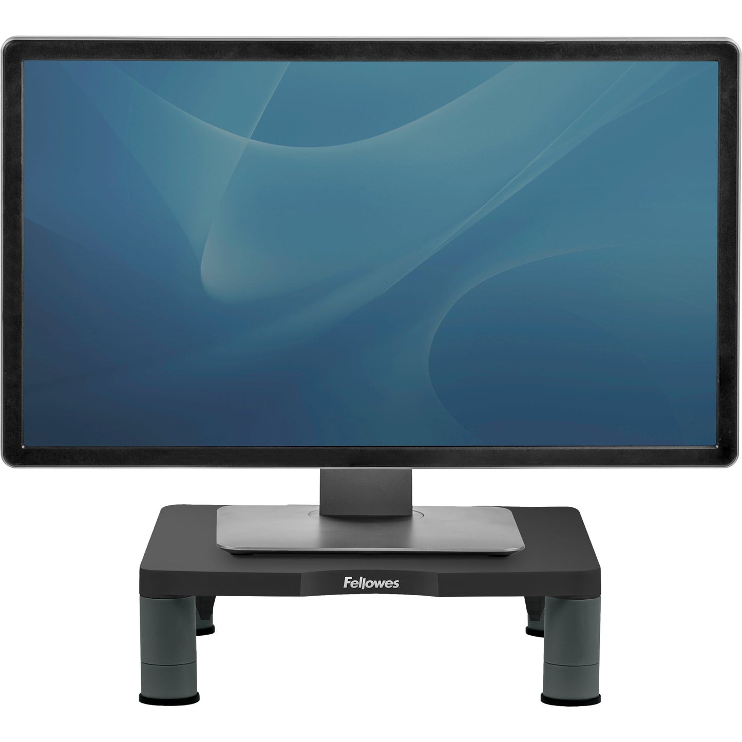 Fellowes® Monitorständer Standard 33,33 x 10,16 x 34,29 cm (B x H x T) 27kg höhenverstellbar Kunststoff, 100 % recycelt graphit