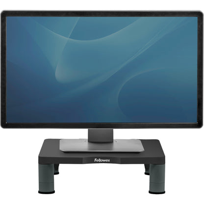 Fellowes® Monitorständer Standard 33,33 x 10,16 x 34,29 cm (B x H x T) 27kg höhenverstellbar Kunststoff, 100 % recycelt graphit