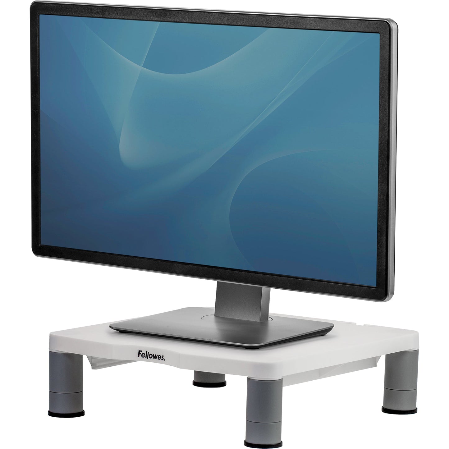 Fellowes® Monitorständer Standard 33,33 x 10,16 x 34,29 cm (B x H x T) 27kg höhenverstellbar Kunststoff weiß