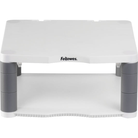 Fellowes® Monitorständer Premium 33,6 x 16,8 x 34,2 cm (B x H x T) 36kg höhenverstellbar Kunststoff, 100 % recycelt weiß