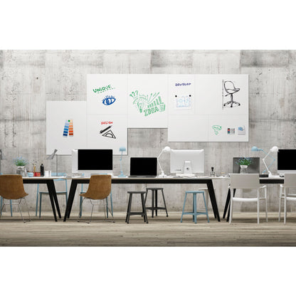Legamaster Whiteboard BOARD-UP Maße der Oberfläche: 75 x 50 cm (B x H) Tafel magnethaftend nicht beidseitig beschreibbar inkl. Reinigungshinweise Stahl lackiert weiß