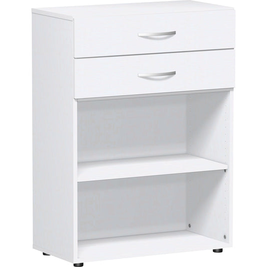 Geramöbel Regal Flex 800 x 1.104 x 420 mm (B x H x T) 1 Fachboden inkl. Stellfüße Dreischicht-Feinspan, melaminharzbeschichtet weiß