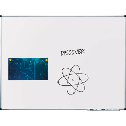 Legamaster Whiteboard PREMIUM Maße der Oberfläche: 90 x 60 cm (B x H) Tafel magnethaftend nicht beidseitig beschreibbar inkl. Boardmarker Stahl lackiert weiß