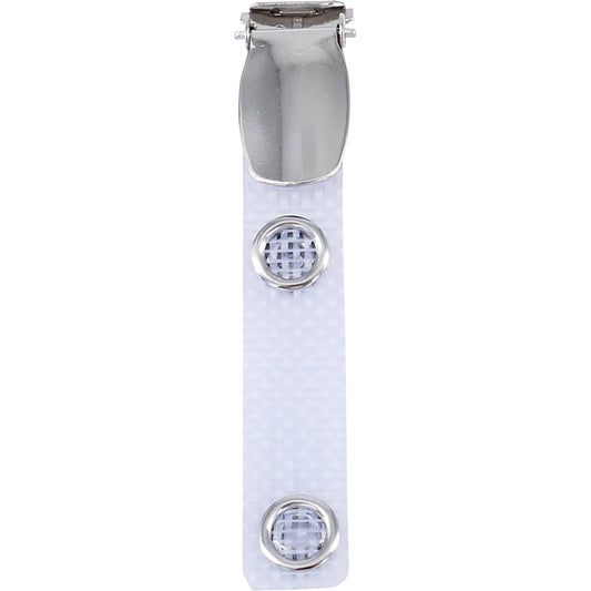 Ersatzclip Namensschild ID 16 Metall/Vinyl 25 St./Pack.