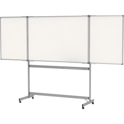 MAUL Klapptafel Mobile MAULpro 150/300 x 100 cm (B x H) Stahlblech weiß