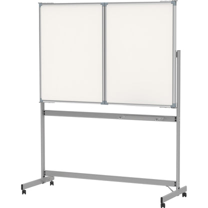 MAUL Klapptafel Mobile MAULpro 150/300 x 100 cm (B x H) Stahlblech weiß