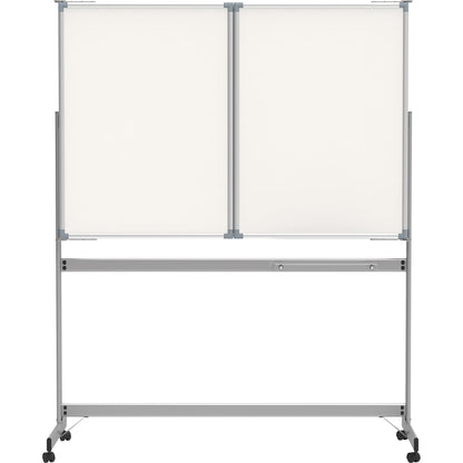 MAUL Klapptafel Mobile MAULpro 150/300 x 100 cm (B x H) Stahlblech weiß