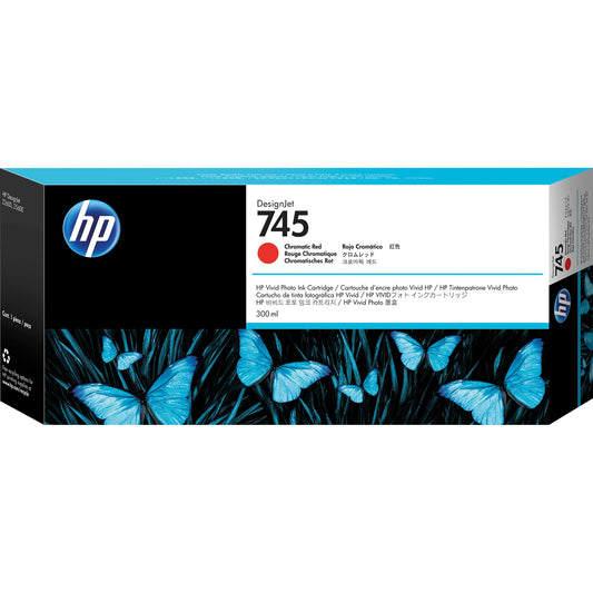 HP Tintenpatrone Originalzubehör 745 rot chromatisch 300ml