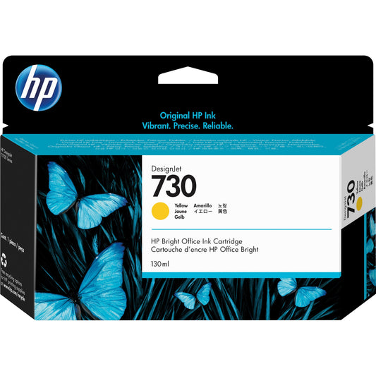 HP Tintenpatrone Originalzubehör 730 gelb 130ml