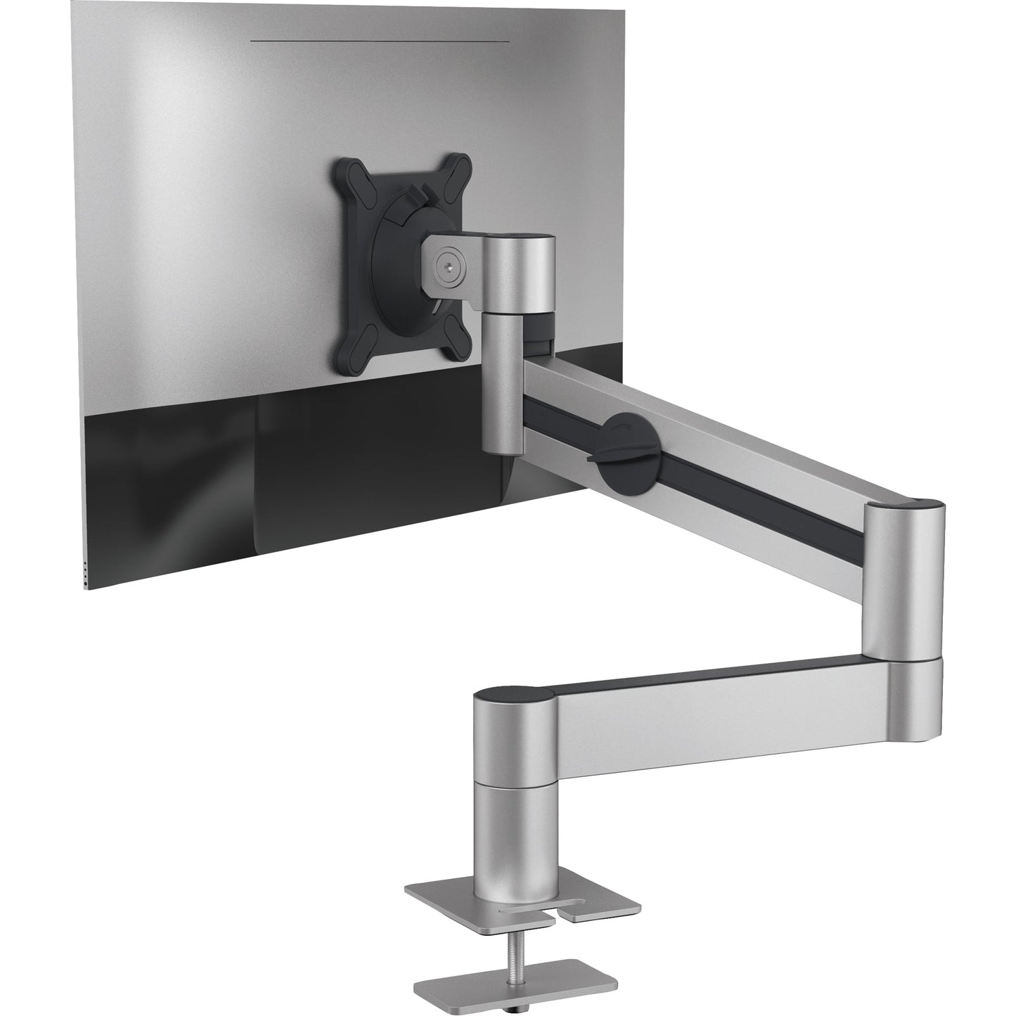 DURABLE Monitorschwenkarm PRO 34,5 x 47 x 12 cm (B x H x T) 3-8kg Aluminium/Kunststoff silber metallic