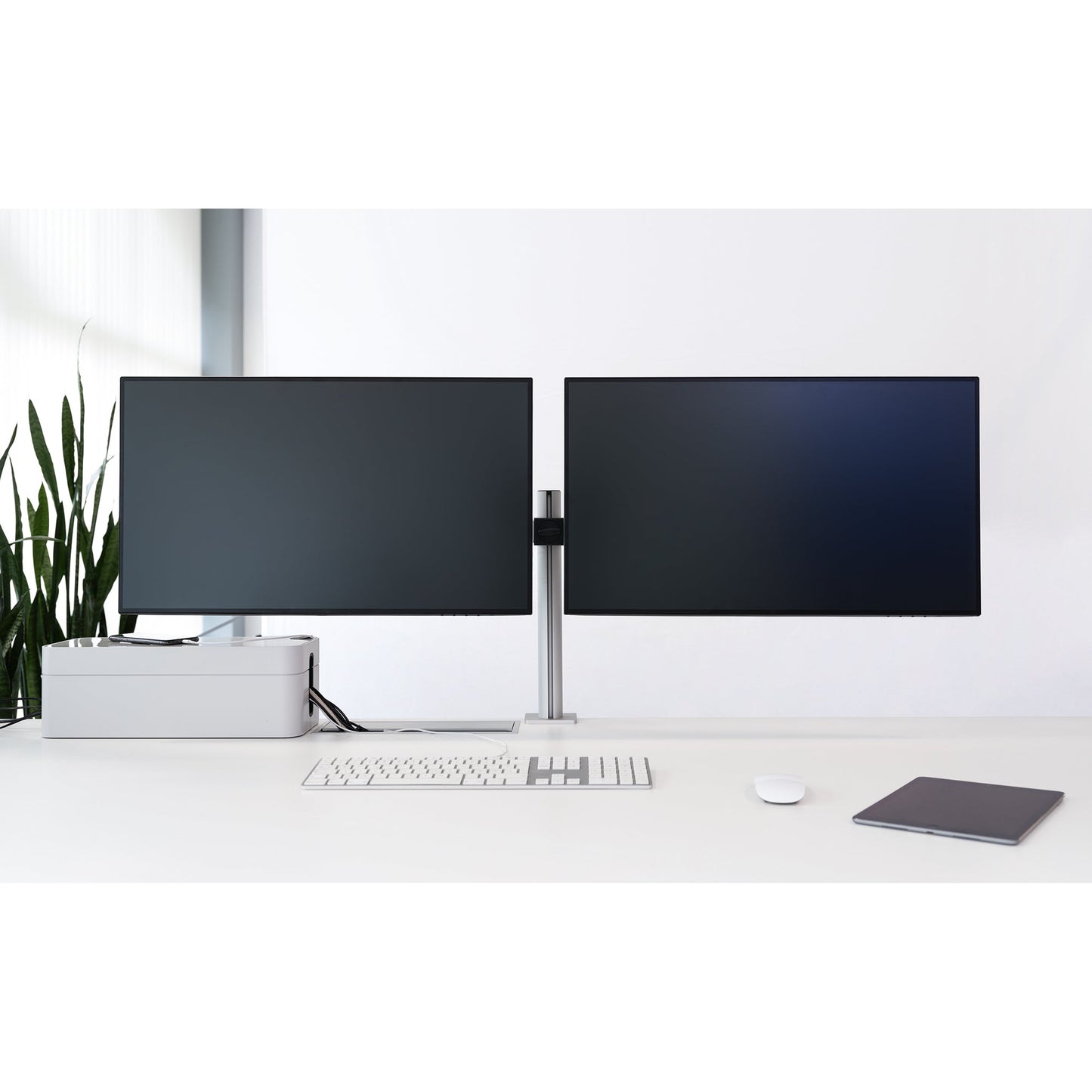 DURABLE Monitorschwenkarm PRO 78 x 44,5 x 19 cm (B x H x T) 3-8kg Aluminium/Kunststoff silber metallic