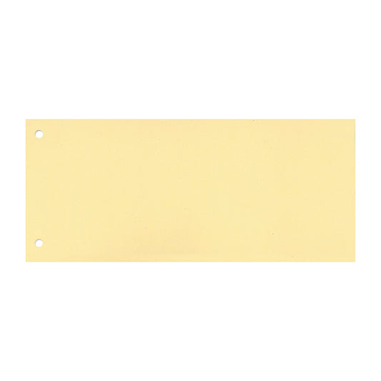 Trennstreifen 22 x 10,5 cm (B x H) 160g/m² Karton, 100 % recycelt gelb 100 St./Pack.