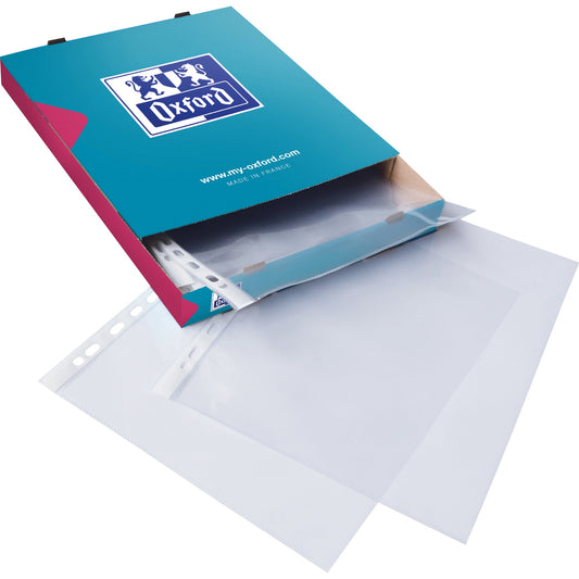 Oxford Prospekthülle Standard DIN A4 90µm oben offen Polypropylen transparent 100 St./Pack.