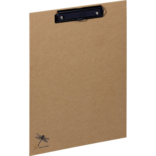 PAGNA Klemmbrett Pur 24 x 34 cm (B x H) DIN A4 Recyclingkarton Material außen: Kraftpapier natur