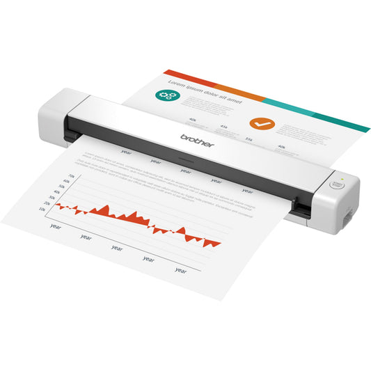 Brother Scanner DS-640 30,1 x 3,68 x 5,06 cm (B x H x T) DIN A4 15 Seiten/Min. 600 x 600dpi weiß