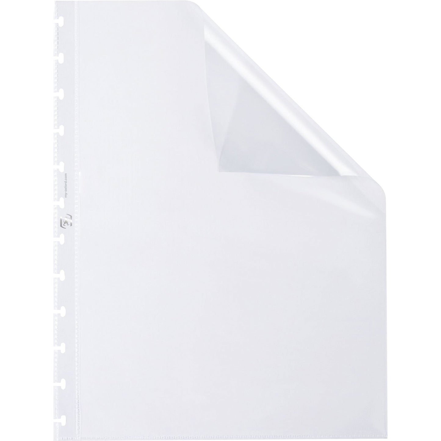 Oxford Ringbuchhülle manageMe! DIN A4 0,08mm Ringmappen mit vario-zipp-Prinzip oben offen Polypropylen genarbt 10 St./Pack.