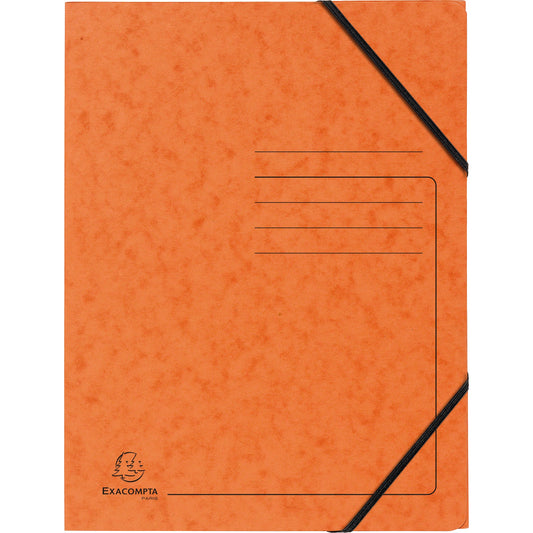 Exacompta Eckspanner DIN A4 Colorspankarton orange