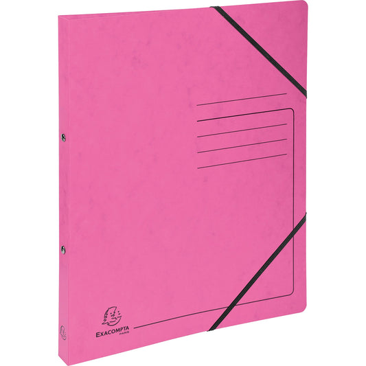 Exacompta Ringbuch DIN A4 Colorspankarton rosa