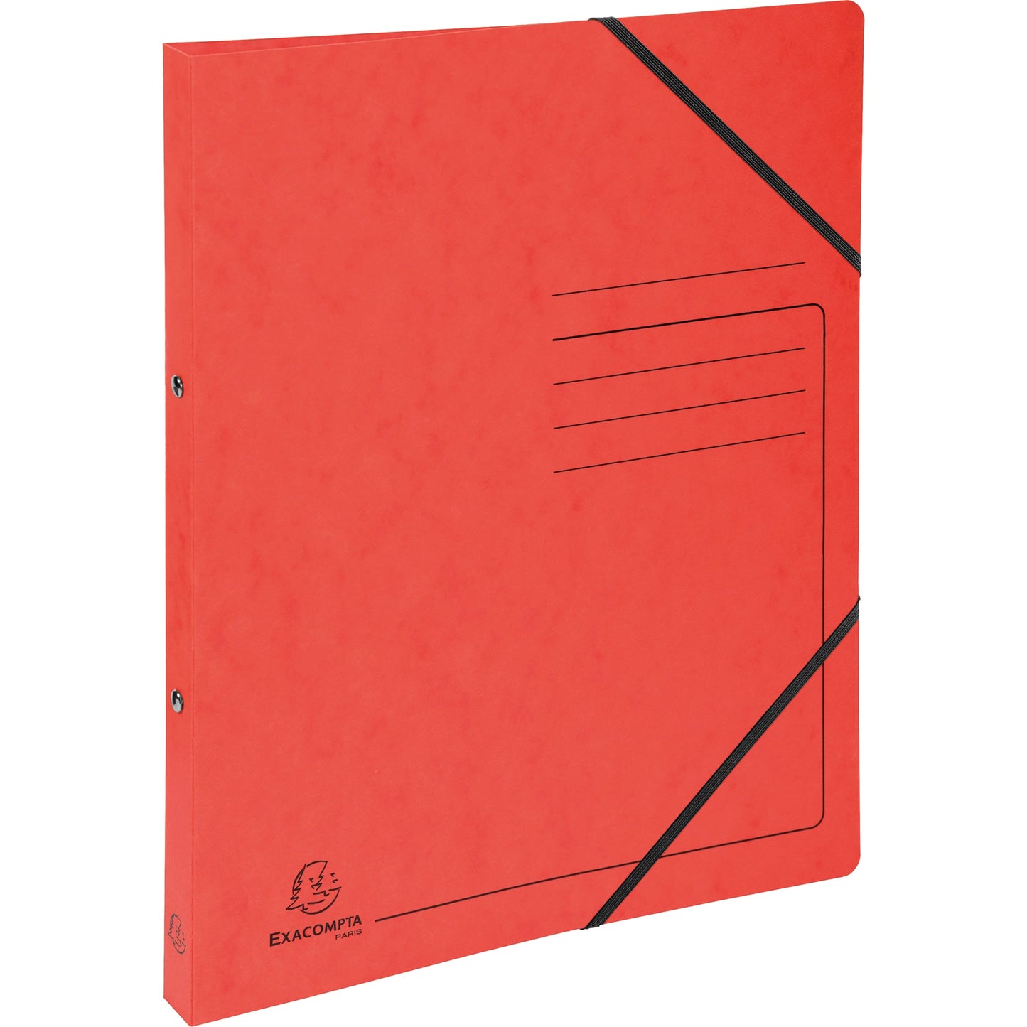 Exacompta Ringbuch DIN A4 Colorspankarton rot