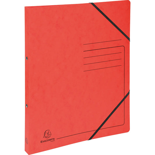 Exacompta Ringbuch DIN A4 Colorspankarton rot