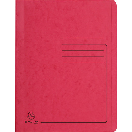 Exacompta Schnellhefter DIN A4 355g/m² Colorspankarton rot