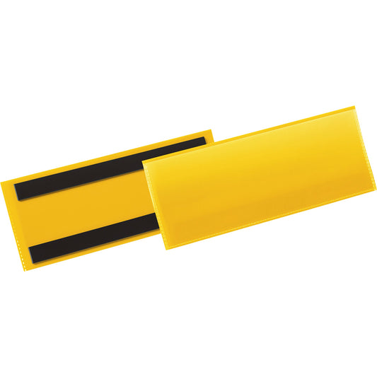DURABLE Etikettenhülle 22,3 x 8,15 cm (B x H) Polypropylen gelb 50 St./Pack.