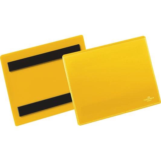DURABLE Sichttasche DIN A6 quer Polypropylen gelb 50 St./Pack.
