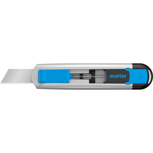 MARTOR Sicherheitsmesser SECUNORM 540 Mehrweg 17,7mm 36mm Stahl nicht rostfrei silber/cyan