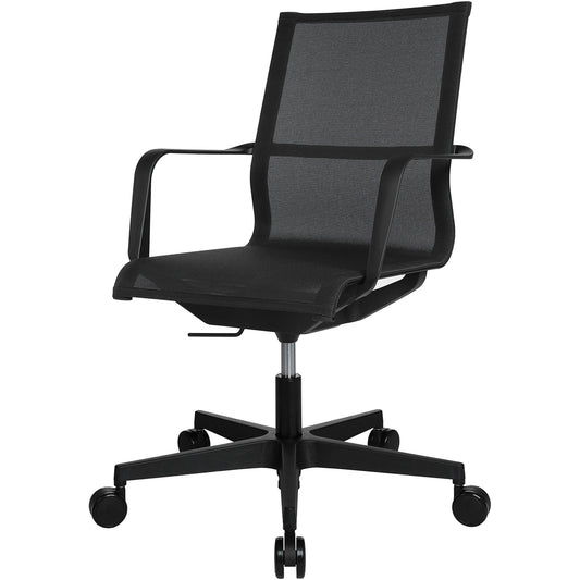 TOPSTAR Bürodrehstuhl SITNESS® Life 40 44-57cm Rolle hart gebremst (für Teppichboden) Polyamid schwarz
