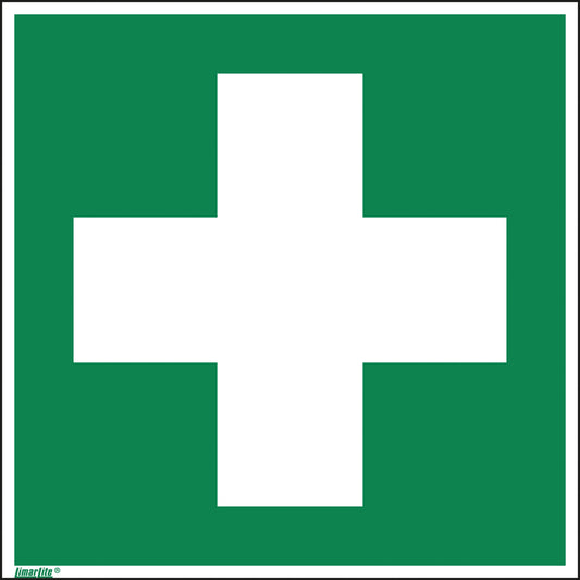 Hinweisschild 20 x 20 cm (B x H) E003 Erste Hilfe Hart-PVC