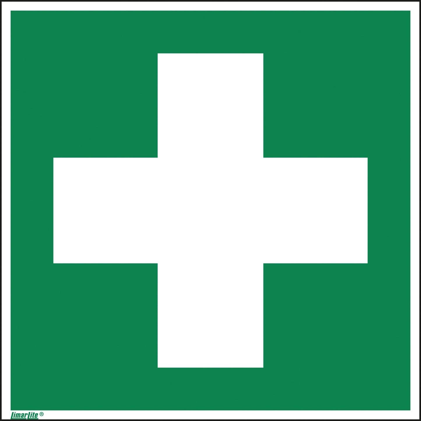 Hinweisschild 20 x 20 cm (B x H) E003 Erste Hilfe als Fahnenschild Hart-PVC