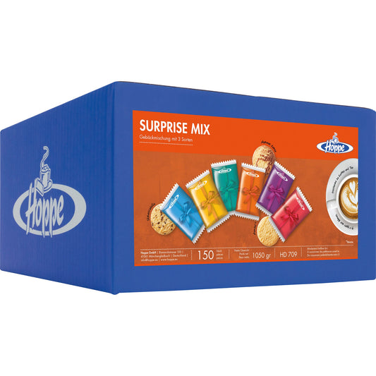 Hoppe Gebäckmischung Surprise Mix Marmor, Mandel, Stracciatella 150 x 7 g/Pack.
